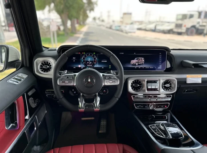 Mercedes Benz AMG G63 2024 WHITE RENTAL IN DUBAI - undefined
